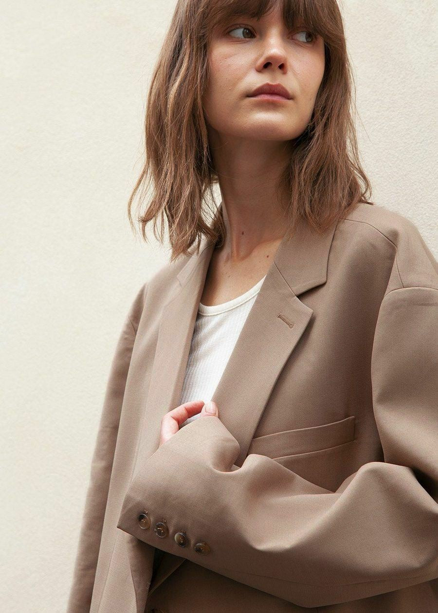 Bea Blazer Latte - Women