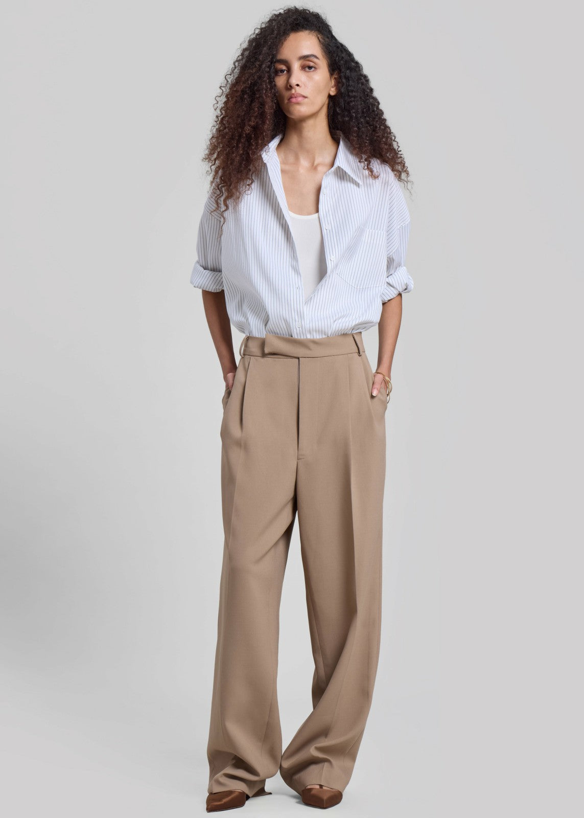 Bea Suit Pants Latte - Women