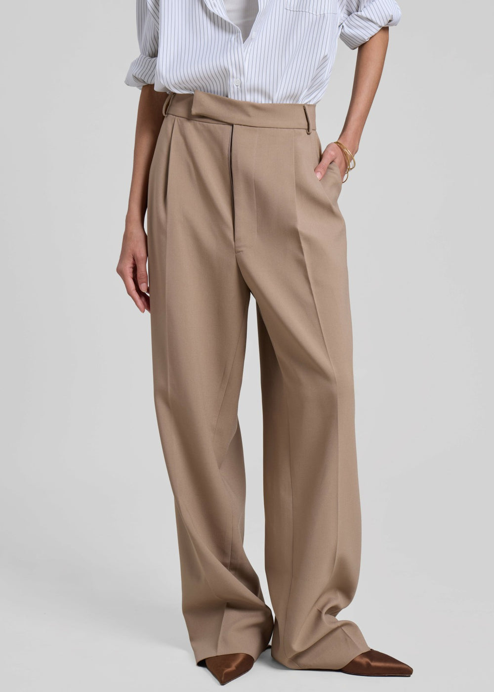 Bea Suit Pants Latte - Women