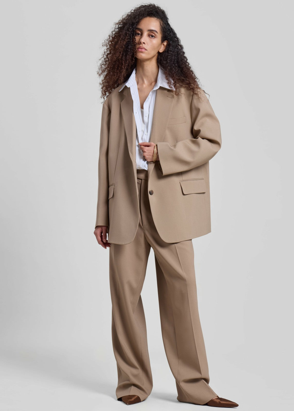 Bea Suit Pants Latte - Women