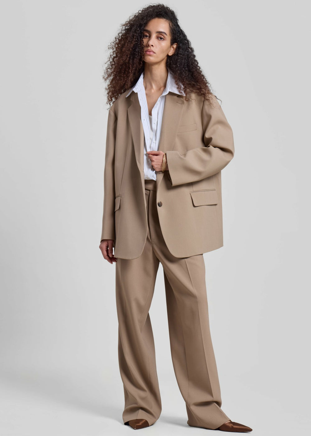 Bea Suit Pants Latte - Women