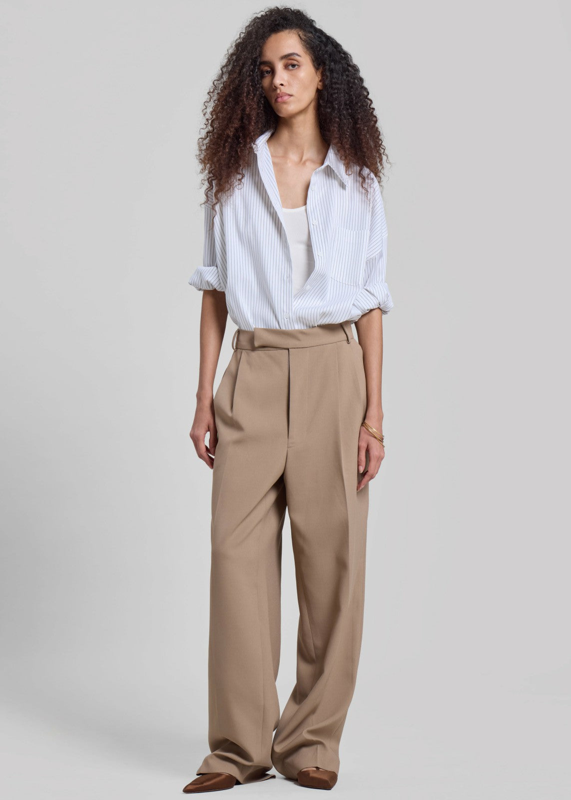 Bea Suit Pants Latte - Women