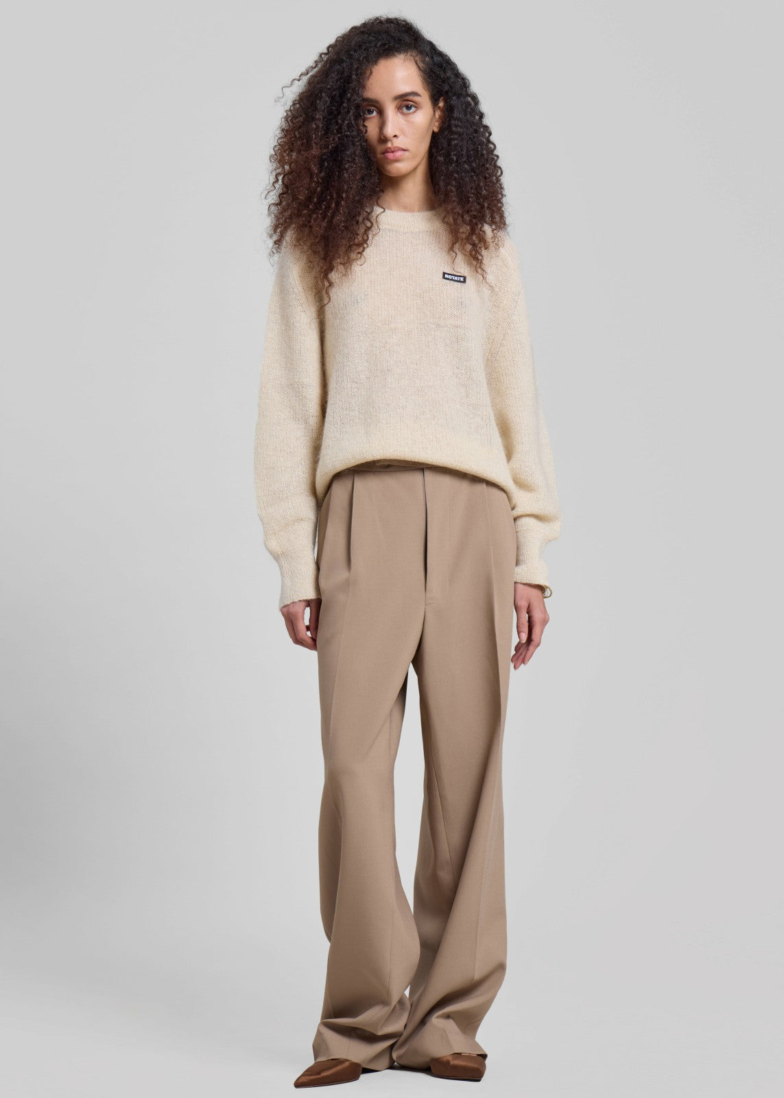 Bea Suit Pants Latte - Women