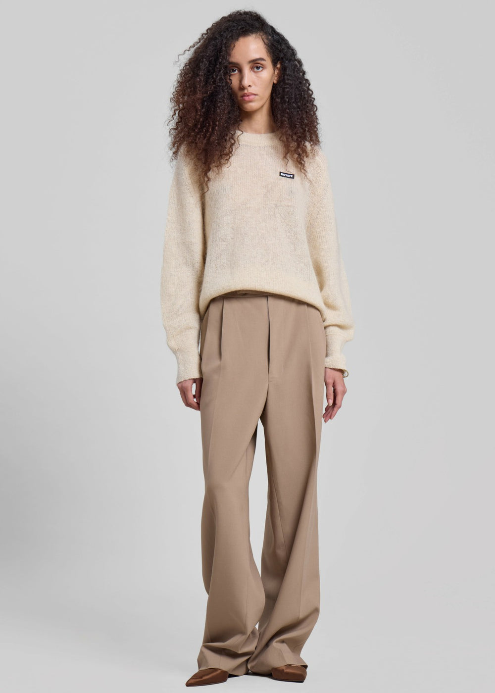 Bea Suit Pants Latte - Women