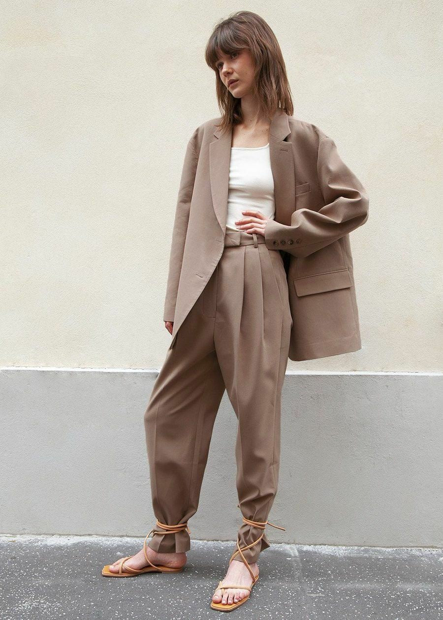 Bea Suit Pants Latte - Women