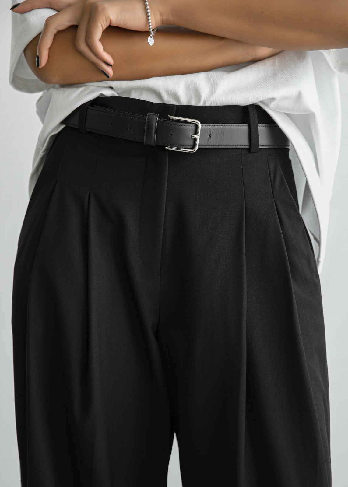 Gelso Pleated Trousers Black - Women