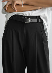 Gelso Pleated Trousers Black - Women