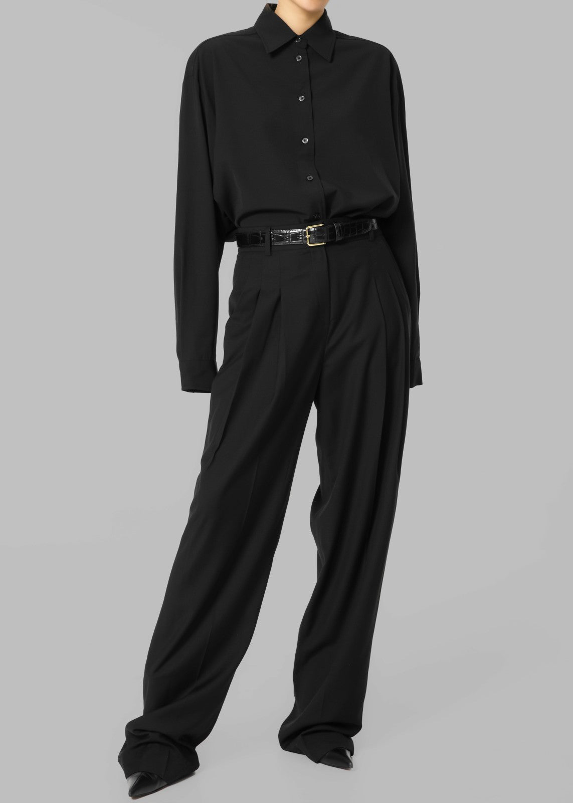 Gelso Pleated Trousers Black - Women