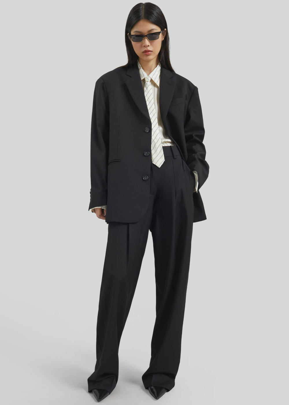 Gelso Pleated Trousers Black - Women