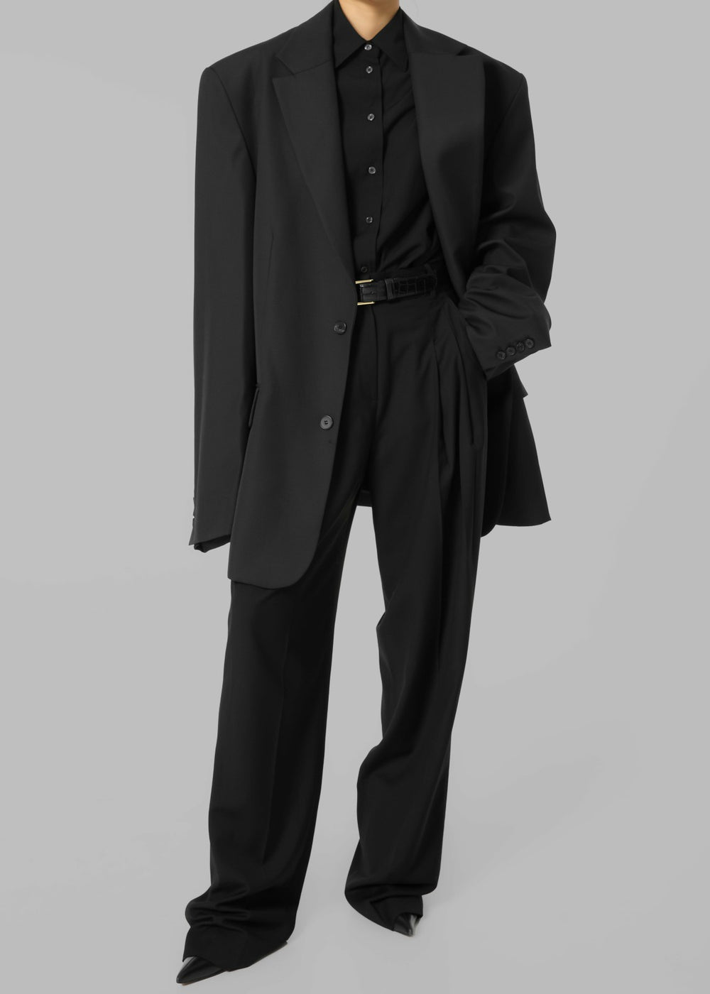 Gelso Pleated Trousers Black - Women