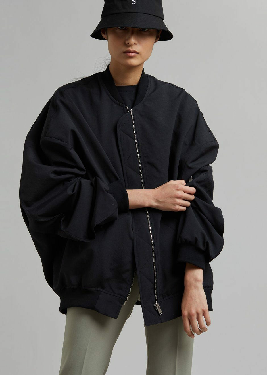 Lumi Bomber Jacket Black - Women