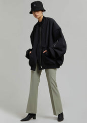 Lumi Bomber Jacket Black - Women
