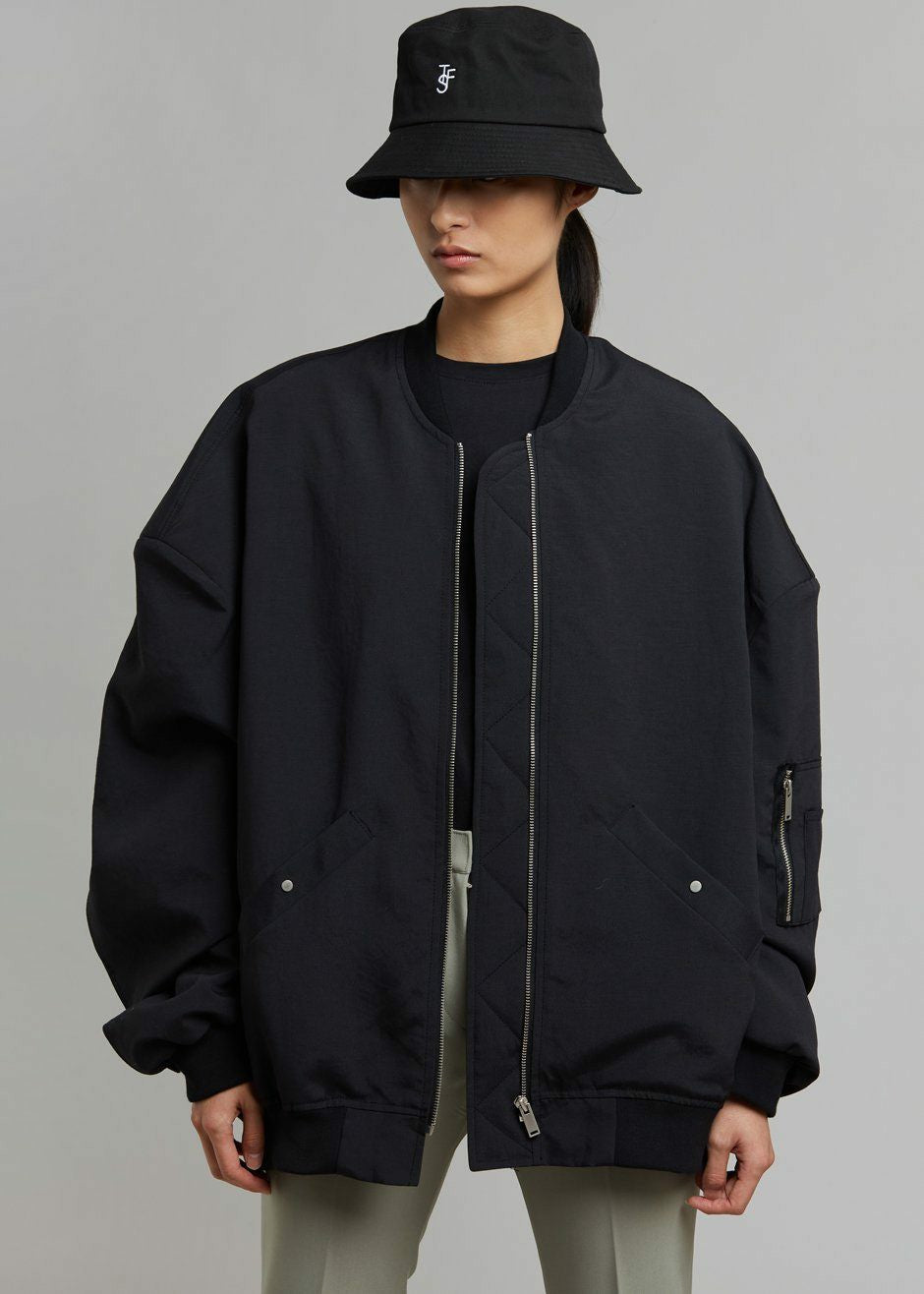 Lumi Bomber Jacket Black - Women