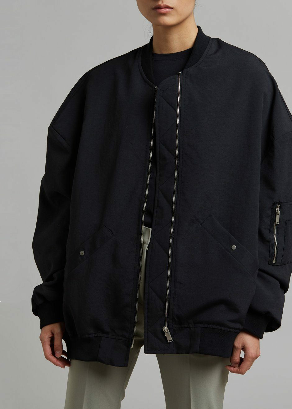 Lumi Bomber Jacket Black - Women