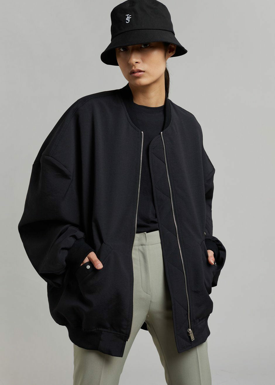 Lumi Bomber Jacket Black - Women