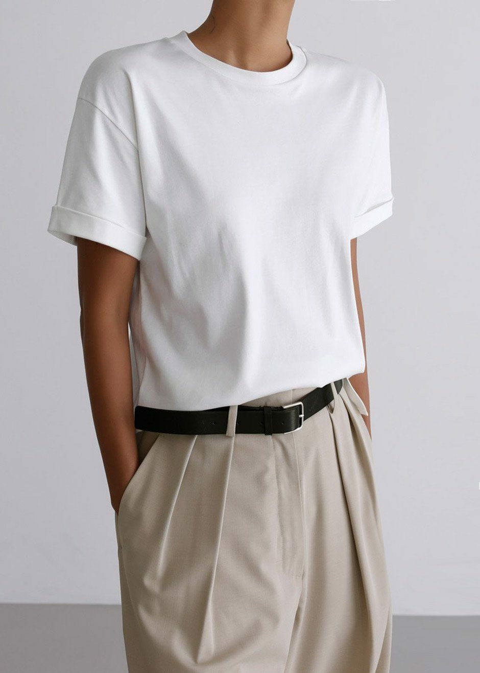 Tansy Pleated Trousers Beige - Women