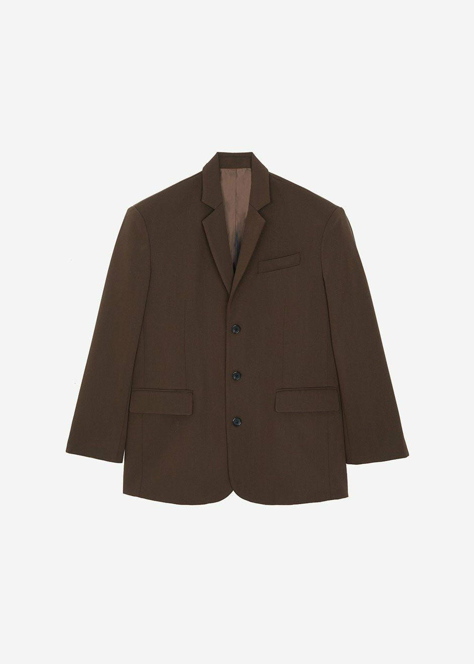Tansy Oversized Blazer Chocolate - Women