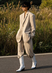 Tansy Oversized Blazer Beige - Women