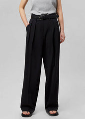 Tansy Pleated Trousers Black - Women