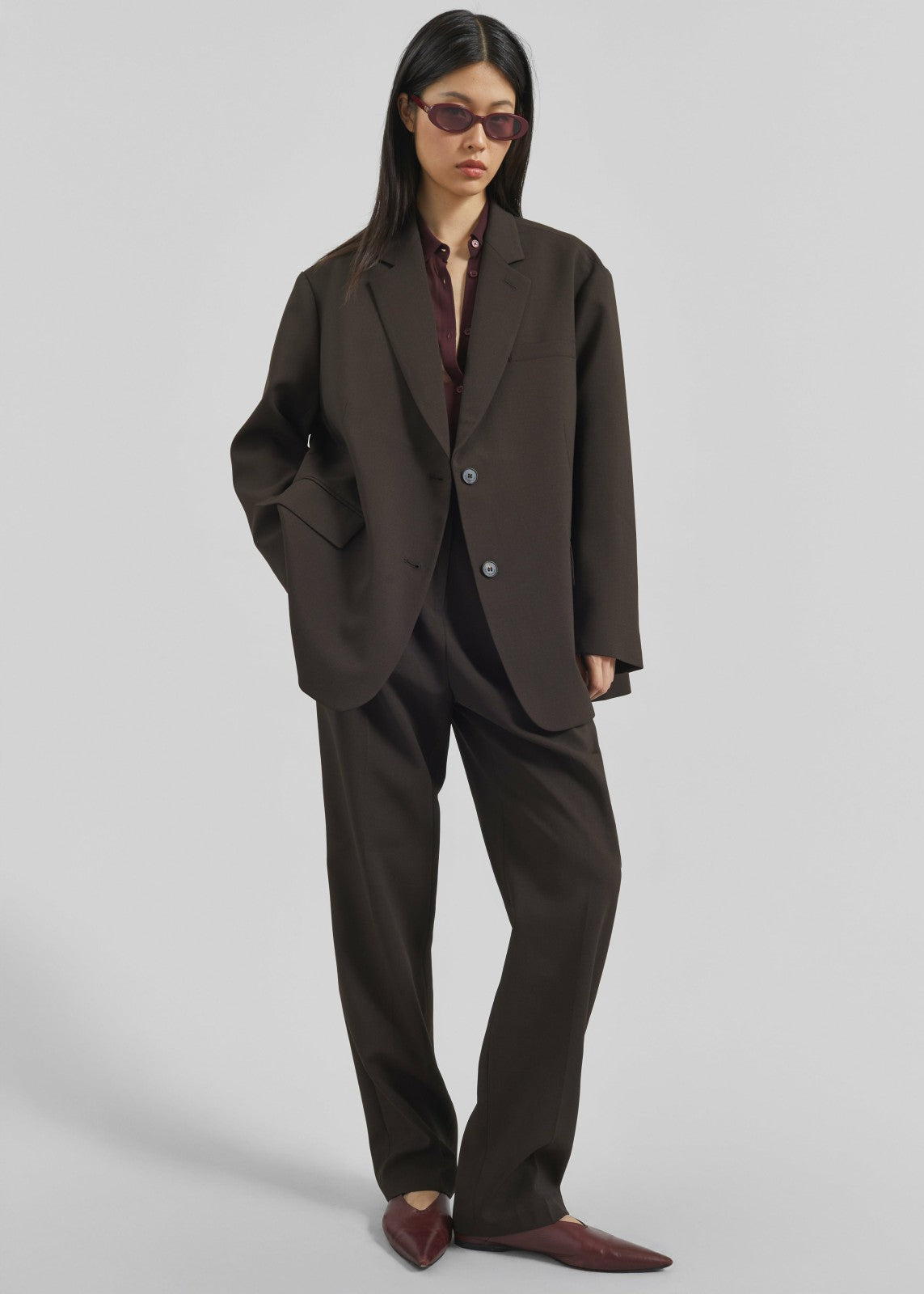 Bea Blazer Dark Espresso - Women