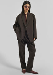 Bea Blazer Dark Espresso - Women
