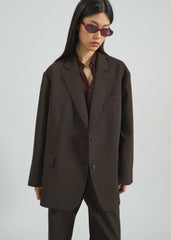 Bea Blazer Dark Espresso - Women