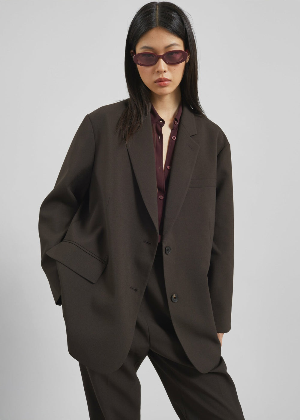 Bea Blazer Dark Espresso - Women