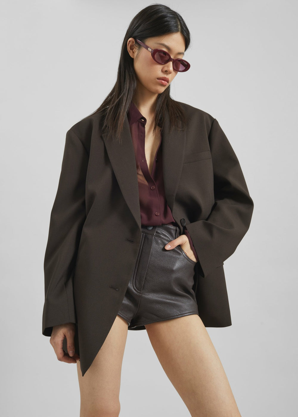 Bea Blazer Dark Espresso - Women