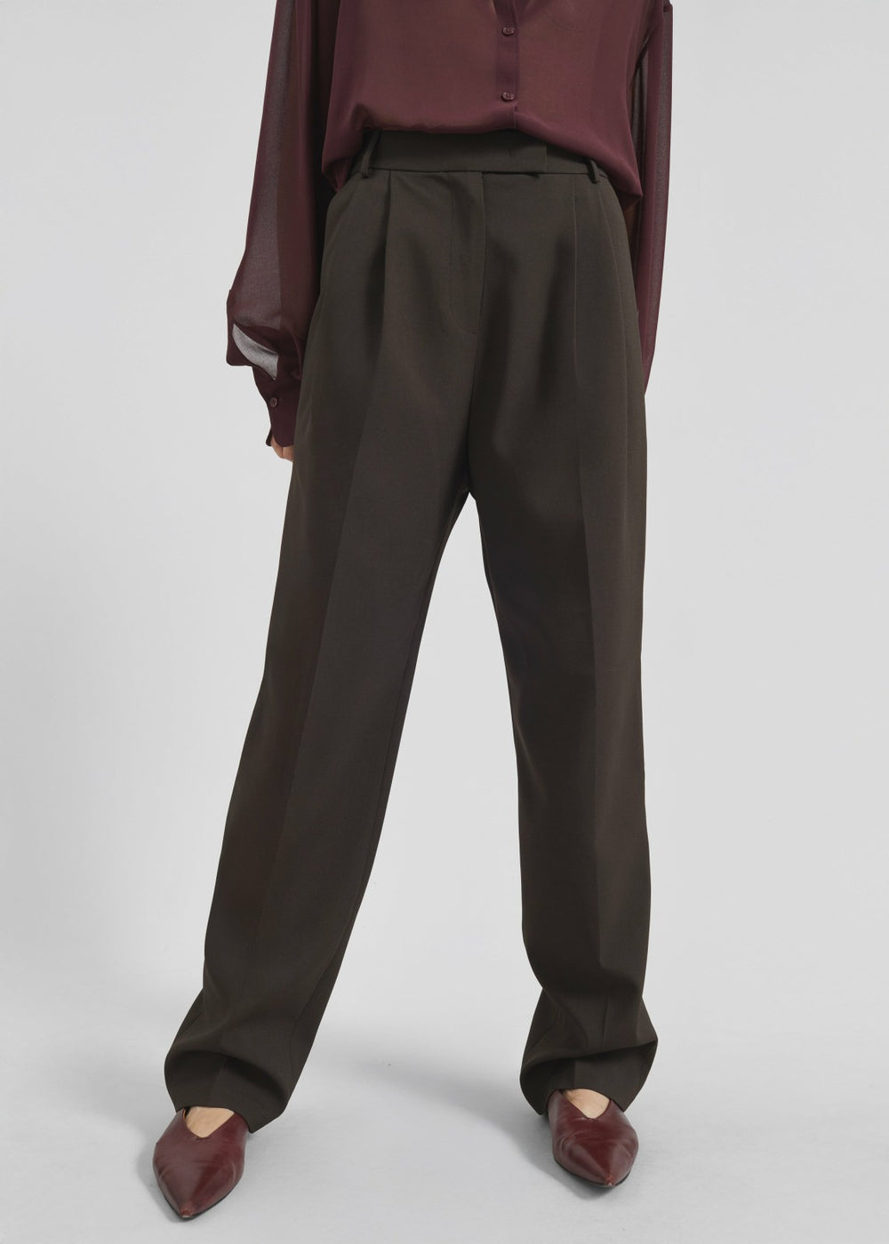 Bea Suit Pants Dark Espresso - Women
