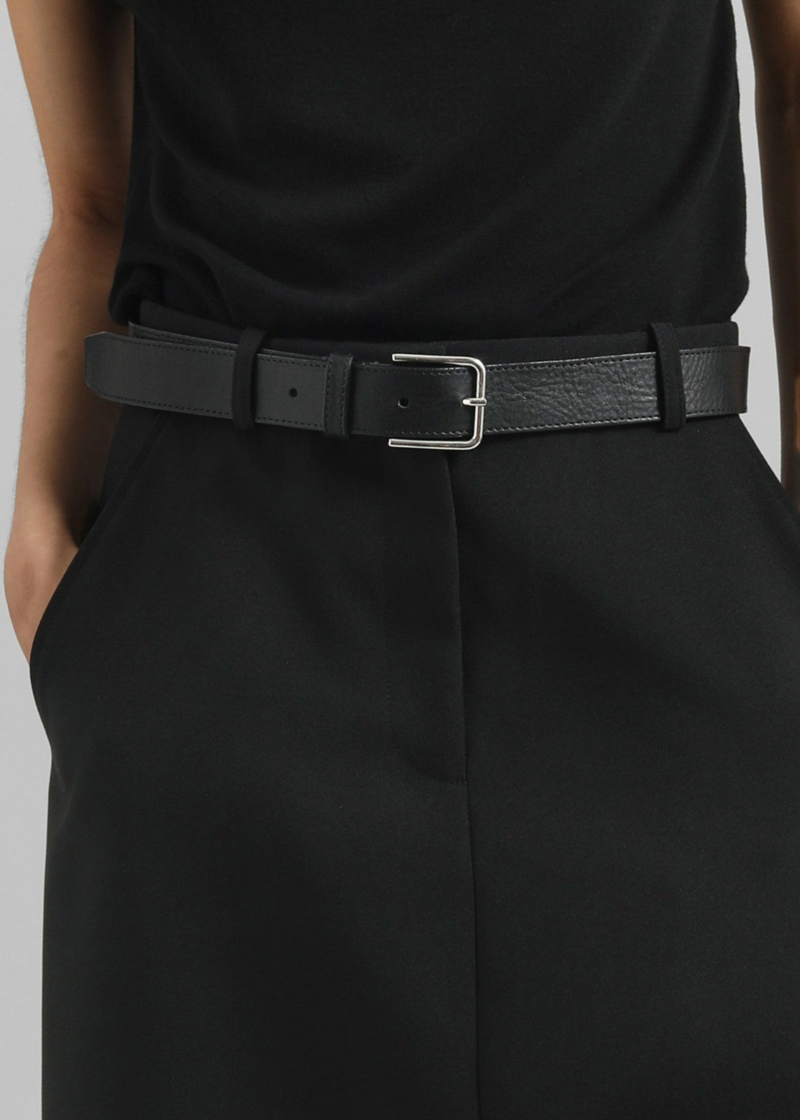 Toni Leather Belt Black - Women
