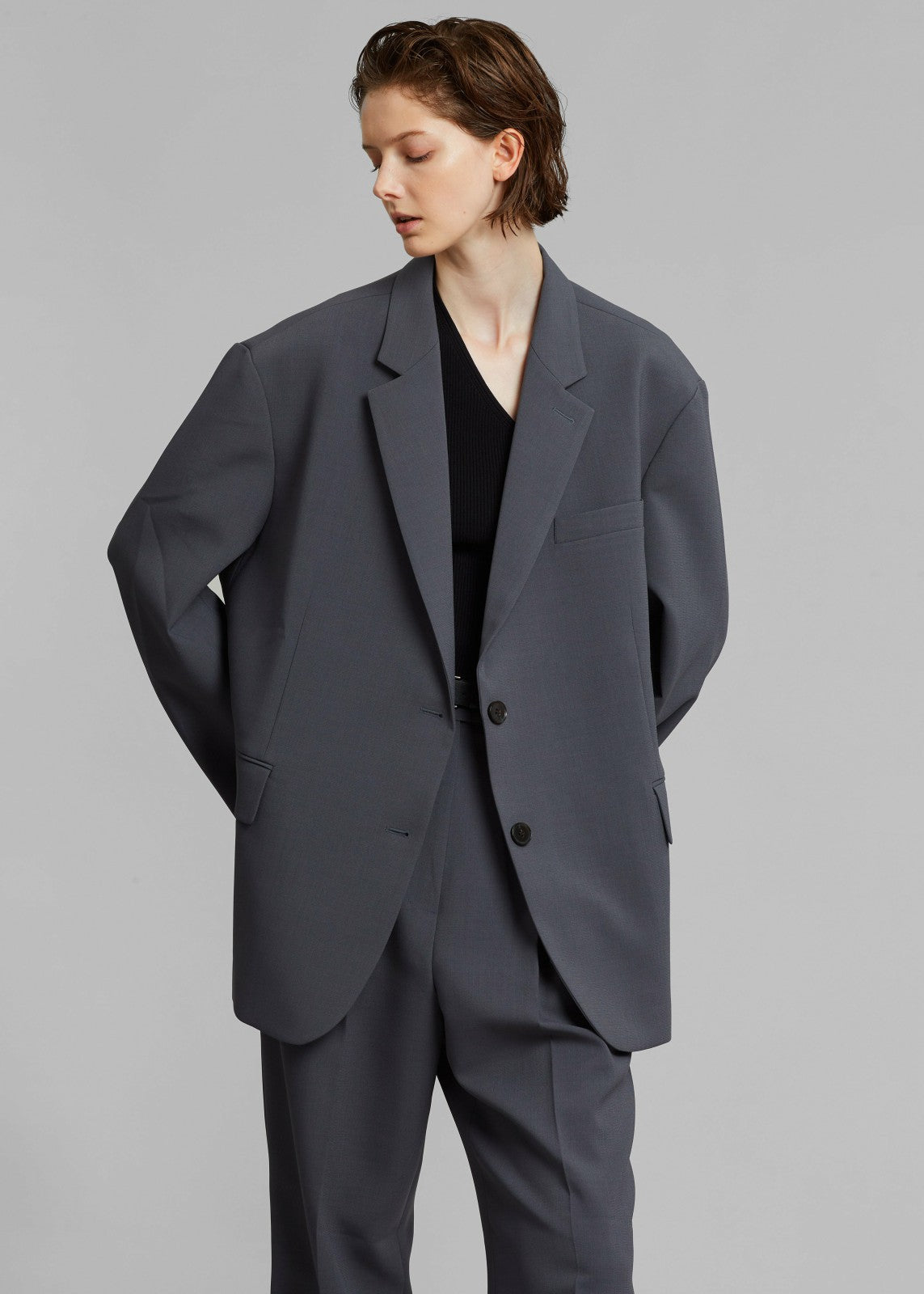 Bea Blazer Charcoal - Women