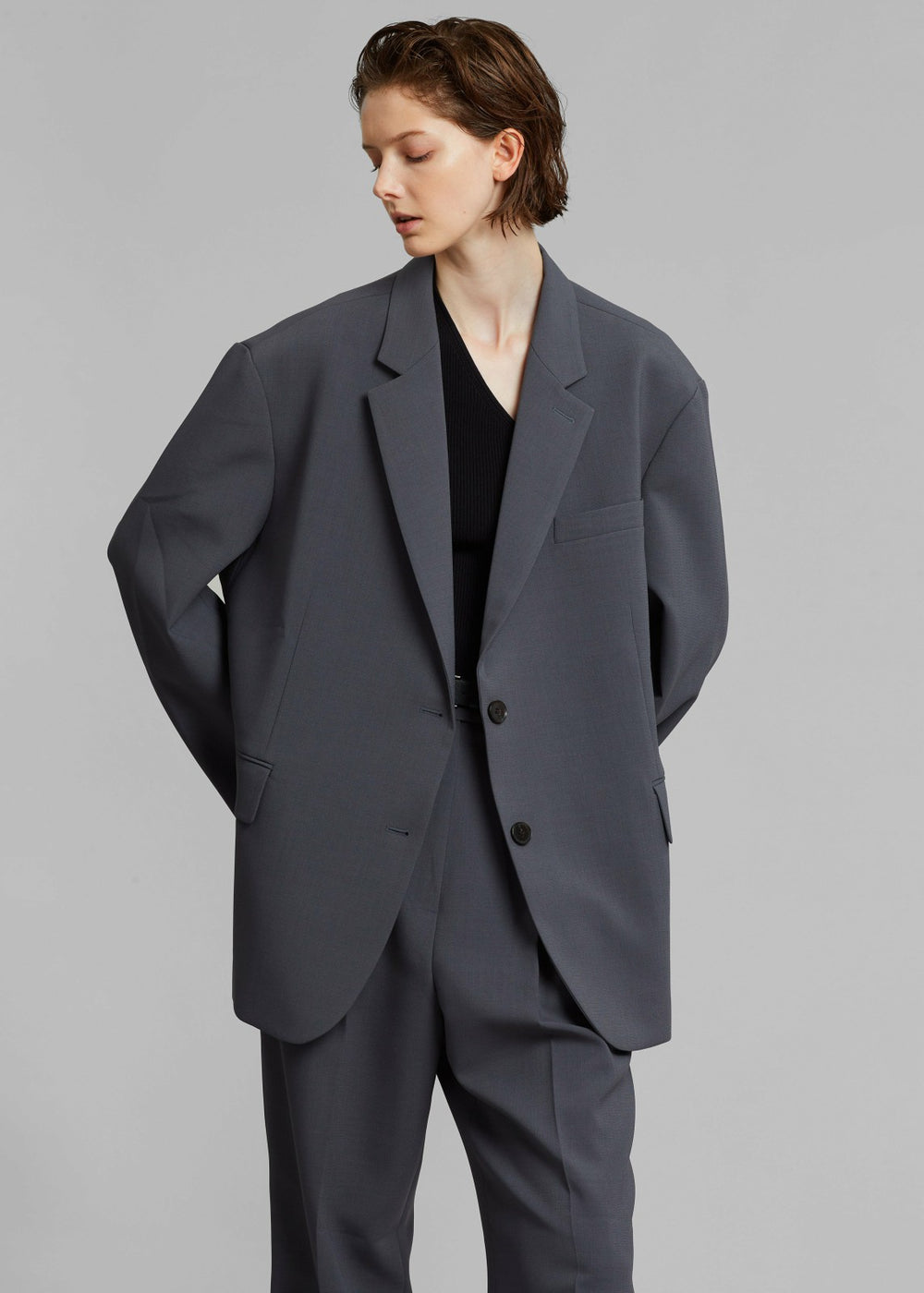 Bea Blazer Charcoal - Women