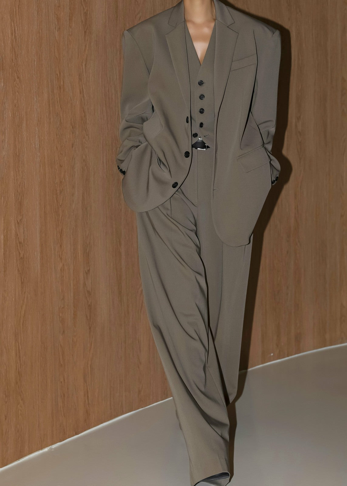 Tansy Oversized Blazer Olive - Women