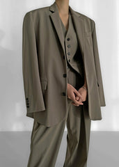 Tansy Oversized Blazer Olive - Women