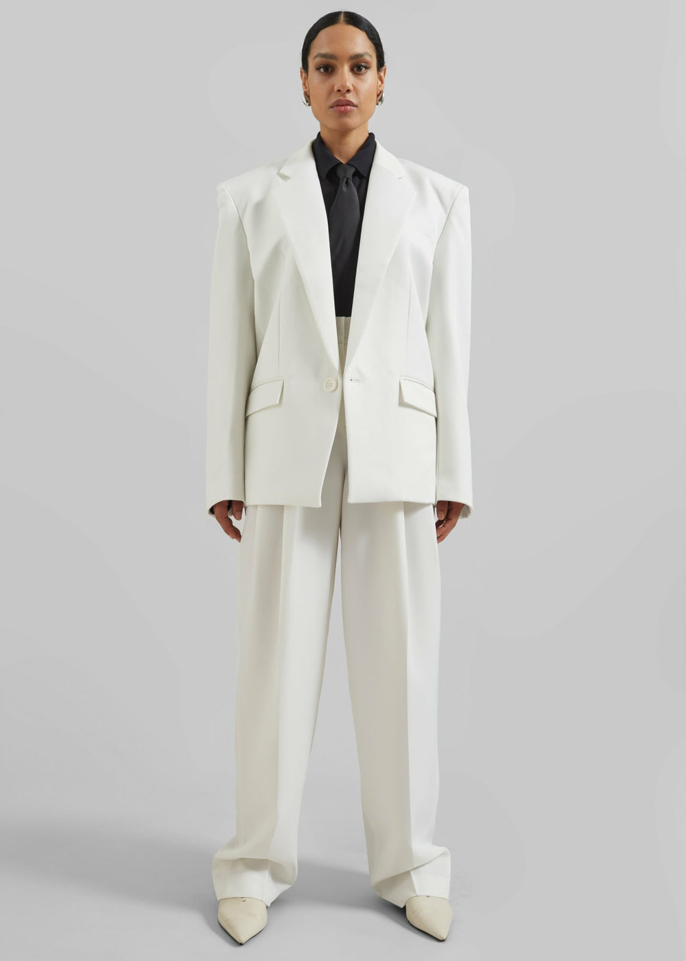 Jun Blazer White - Women