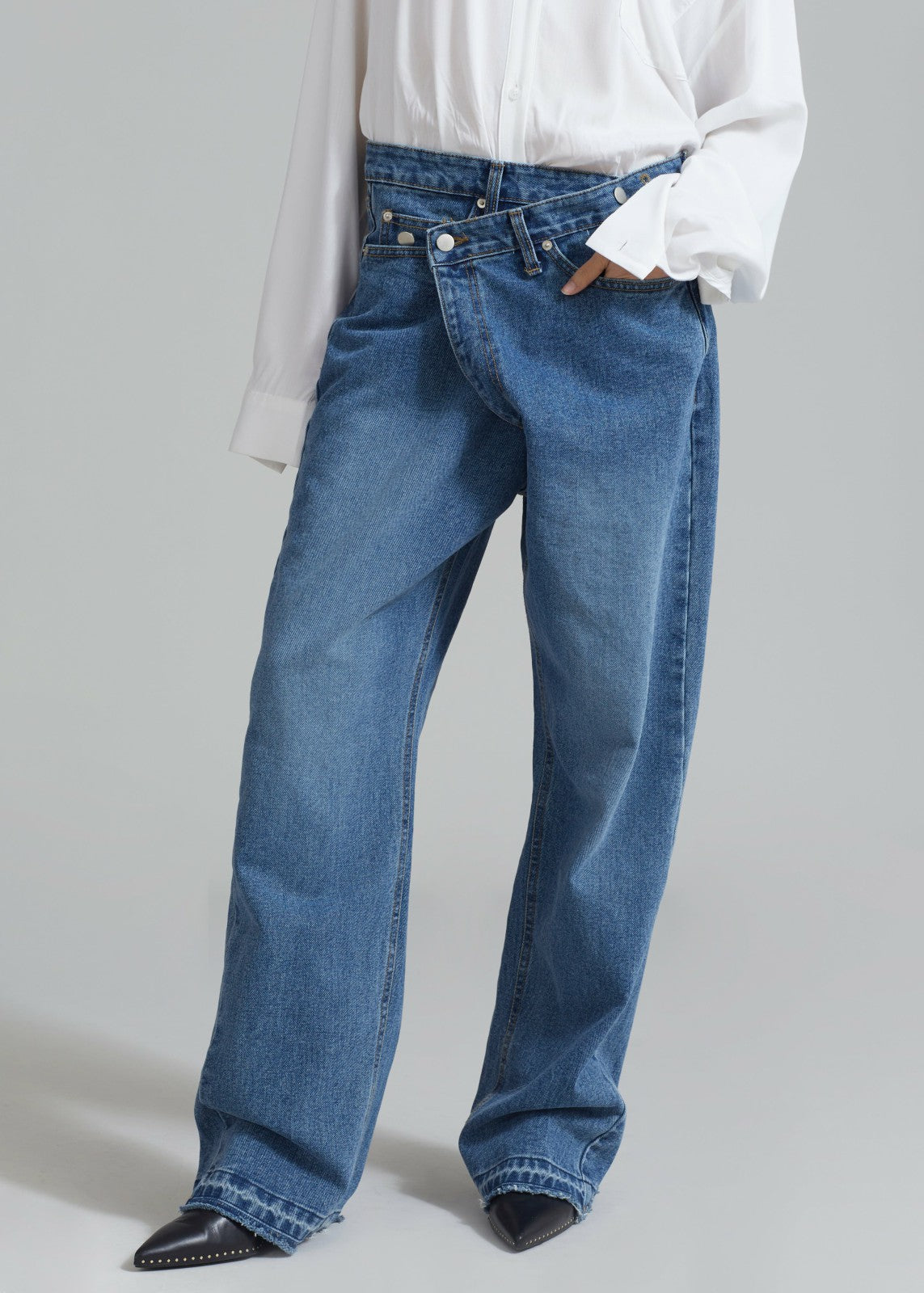 Andrea Denim Pants Medium Wash - Women